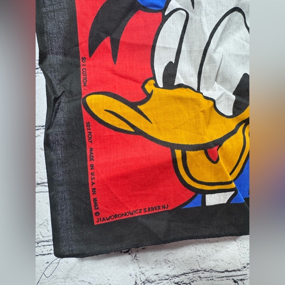 Vintage Mickey & the Gang Disney Colorful Characters Bandana - Picture 4 of 5